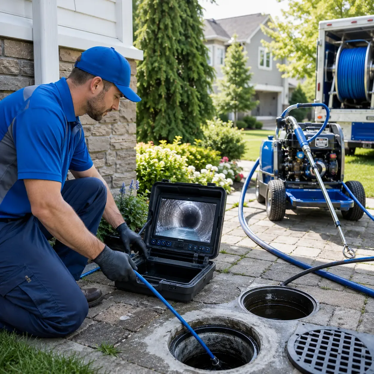 Outdoor drain cleaning professionals serving Calhoun, KY